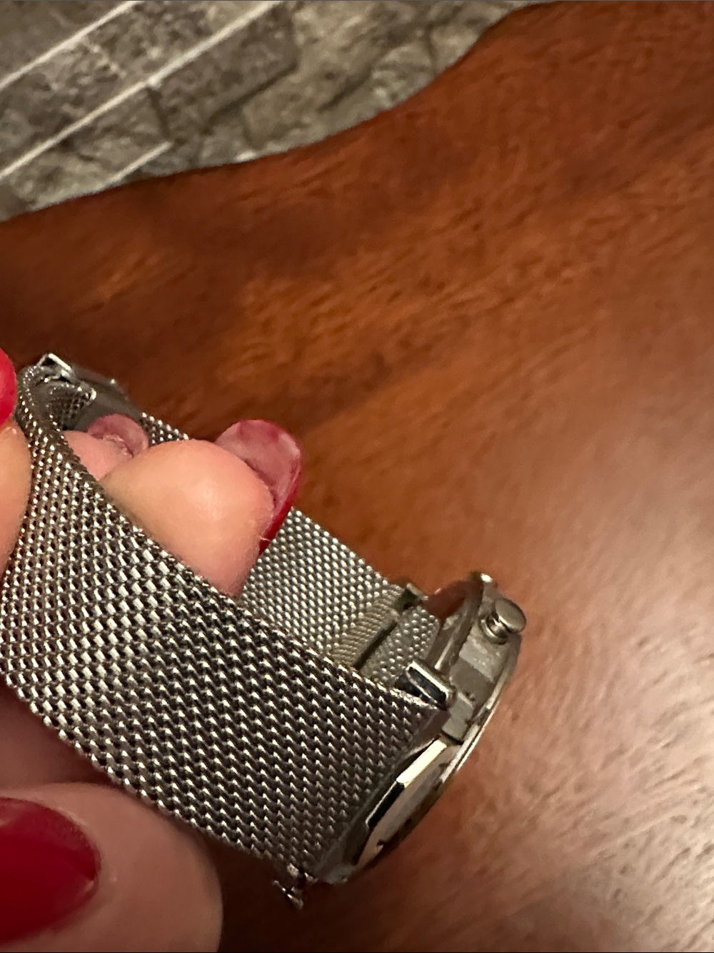 Skagen Men’s Silver Stainless Steel Mesh Watch - White Dial - Picture 9 of 12